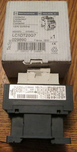 NEW NOS Telemcanique Square D LC1DT20G7 Contactor 120 Volts 50/60Hz 4KW/400V
