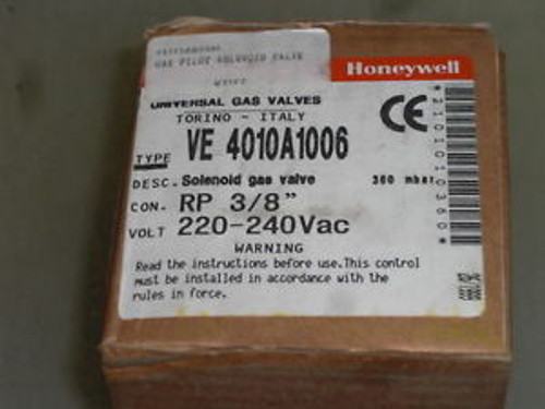 HONEYELL VE4010A 1006 SOLENDOID GAS VALVE NEW