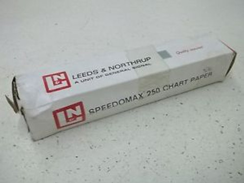 LEEDS & NORTHRUP 676652 SPEEDOMAX 250 CHART PAPER NEW IN A BOX