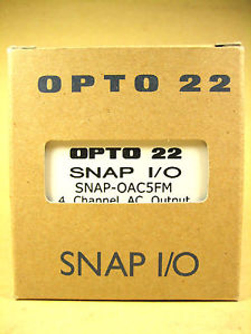 OPTO 22 -  SNAP-OAC5FM -  4 Channel AC Output Module