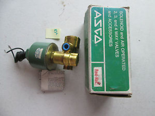 NEW IN BOX ASCO RED HAT SOLENOID VALVE 8321A 5 8321A5 120/60 1/4 3NC  (150)