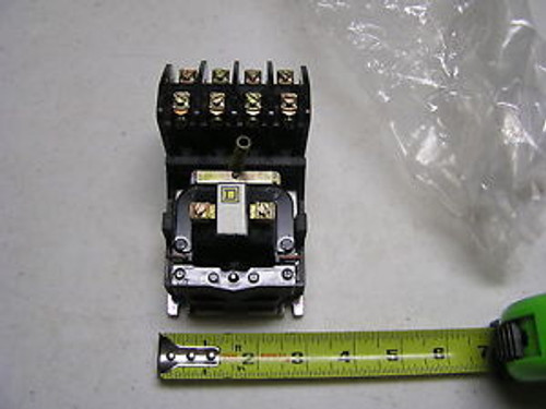Square D AC Relay Control Class 8501 Type H0-40 Series D 80002 With Instructions