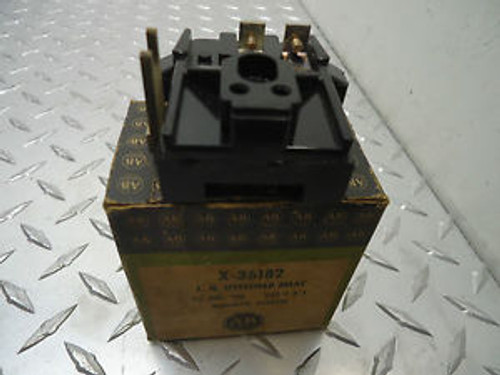 ALLEN BRADLEY X-36182 OVERLOAD RELAY LEFT HAND SIZE 0&1 NEW