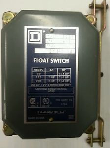 Float switch square D class 9035  Type  DW-31  DH SER A 32/115/230v AC 1HP NEW