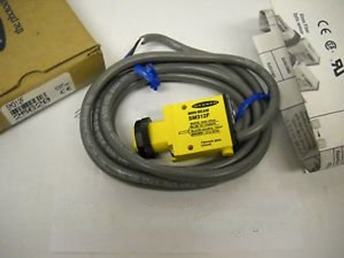 BANNER SM312F PHOTOELECTRIC SENSOR INFRARED FIBEROPTIC GLASS  NEW IN BOX