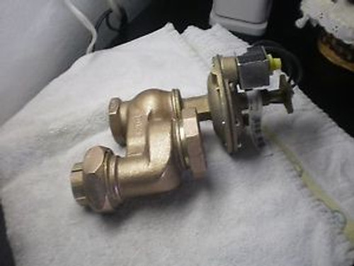 1 inch brass AS valve with union electric new