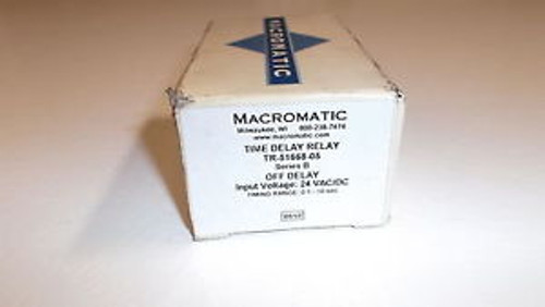 MACROMATIC RELAY TR-51668-05 NEW IN BOX