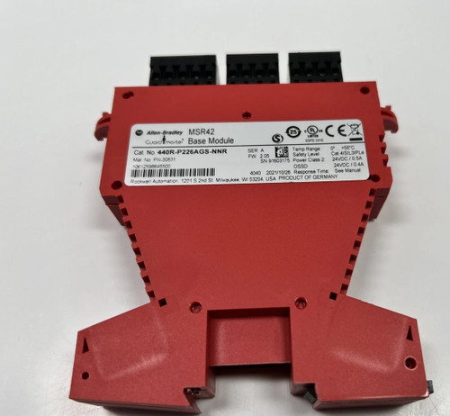 Allen Bradley 440R-P226Ags-Nnr Guardmaster Safety Module Msr42