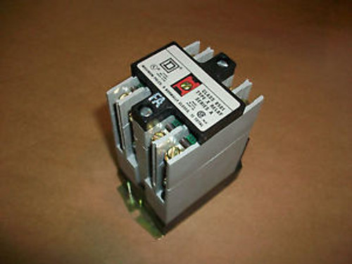 Square D AC Control Relay 8501 XO80    120VAC Coil   NEW