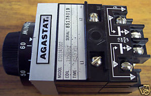 Agastat Timing Relay E7012AI002 6 - 60 Min. 120V