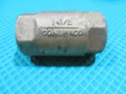 New in Box Conbraco 61-107-01 Ball-Cone Check Valve 1-1/2Fx1-1/2F 6110701