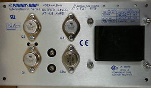 NEW POWER-ONE HD24-4.8-A 24 VDC POWER SUPPLY  (TS#0087)