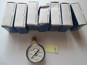 LOT OF 8 NEW IN BOX FISHER MARSHALL GAUGE 0-60 PSIG 2 FC12A5465 (238)