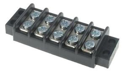 Barrier Terminal Blocks .438 CLOSED BOTM 5P screw terminal style (50 pieces)