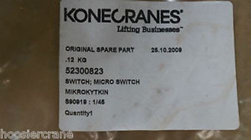 Konecranes Micro Switch Model # 52300823 New Surplus in Package