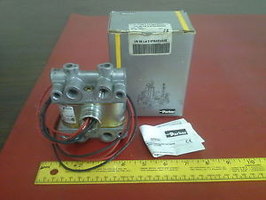 PARKER V9 35 LB 2 075AB6A0Z 120/60 1/8 75 PSI 20 WATTS SOLENOID VALVE New