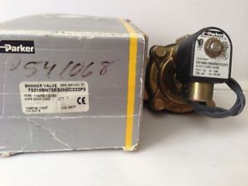 Parker 2-way N.C. solenoid 1-1/2 NPT  Skinner Valve 73218BN75ES0N0C222P3