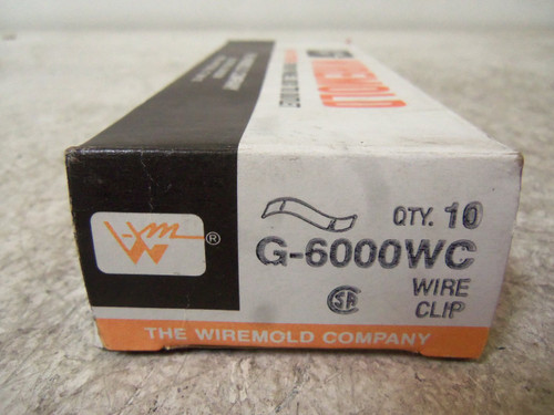 LOT OF 10 WIREMOLD G-6000WC WIRE CLIP NEW IN BOX