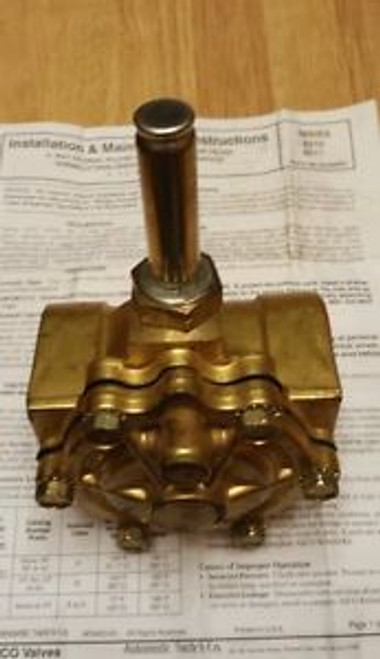 ASCO RED HAT EF8210G032 Solenoid Valve 2 Way Brass 1 1/2