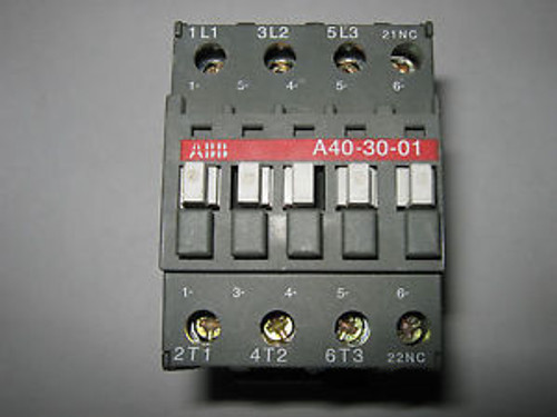 ABB Contactor A40-30-01 200V/50Hz 230V/60Hz New