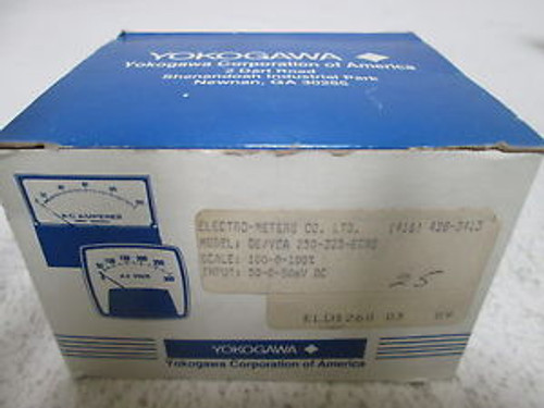 YOKOGAWA 250-325-ECXS METER 100-0-100% NEW IN A BOX