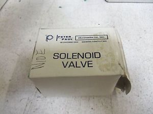 PETER PAUL SOLENOID VALVE 72R9DGV-120VAC NEW IN BOX