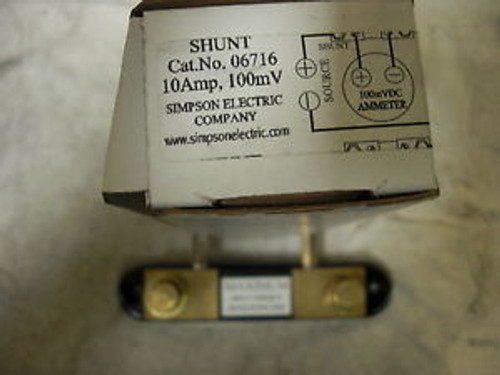 SIMPSON ELECTRIC 06716 NEW