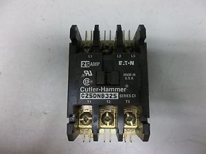 NEW CUTLER HAMMER CONTACTOR C25DNB325 SER C1 25A A AMP 24V COIL