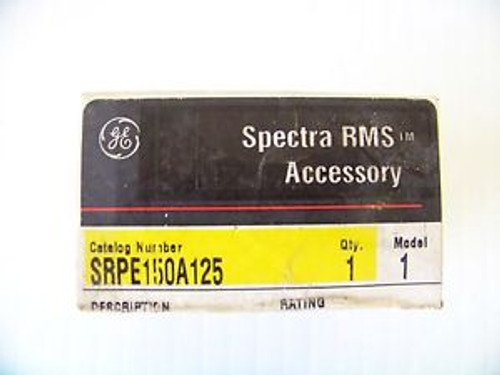 General Electric #SRPE-150A-125 Rating Plug New WC1/4 General Electric #SRPE-150A-125 Rating Plug New WC1/4