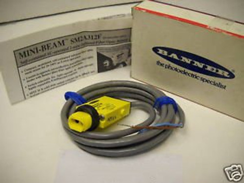 BANNER SM2A312F PHOTOELECTRIC SENSOR FIBER OPTIC New