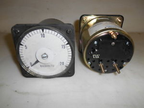 YOKOGAWA 11CPO18 DB-40-RO-1MADC VOLTAGE METERS  LOT OF (2) NEW OLD STOCK