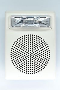 Cooper Wheelock E50 24MCWH FR White Speaker Strobe Fire Alarm 110228 NEW IN BOX