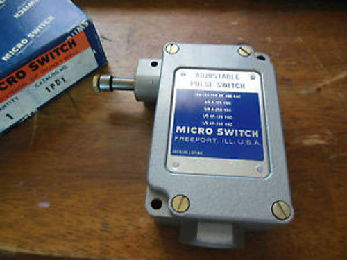 NEW MICRO SWITCH 1PD1 ADJUSTABLE PULSE SWITCH 15A 480 VAC