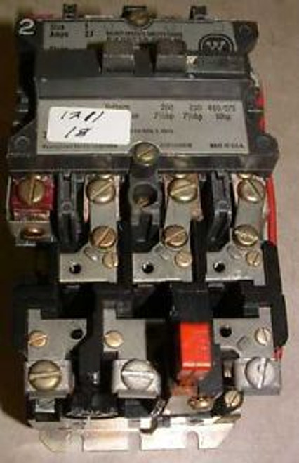 Westinghouse Size 1 150 HP motor starter