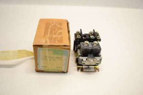 NEW GENERAL ELECTRIC GE CR2810A14AS22 MACHINE TOOL 120V-AC RELAY D481718