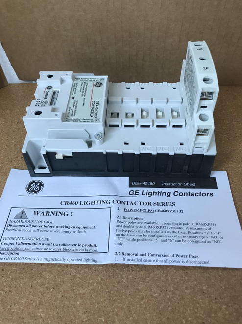 GE Lighting Contactor CR-460B -