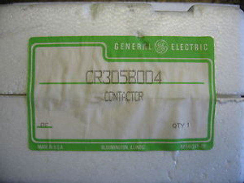 General Electric / GE Size 0 CR305B004 Contactor / Starter 3 pole Non-Reversing