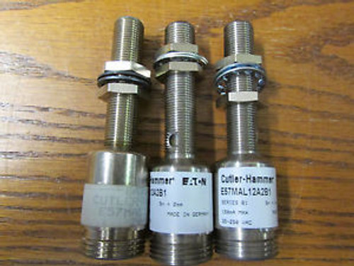 NEW NOS LOT OF 3 Cutler Hammer E57MAL12A2B1 Inductive Proximity Sensor