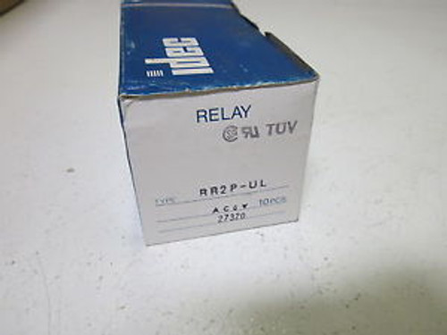 LOT OF 10 IDEC RR2P-UL RELAY 6VAC NEW IN A BOX