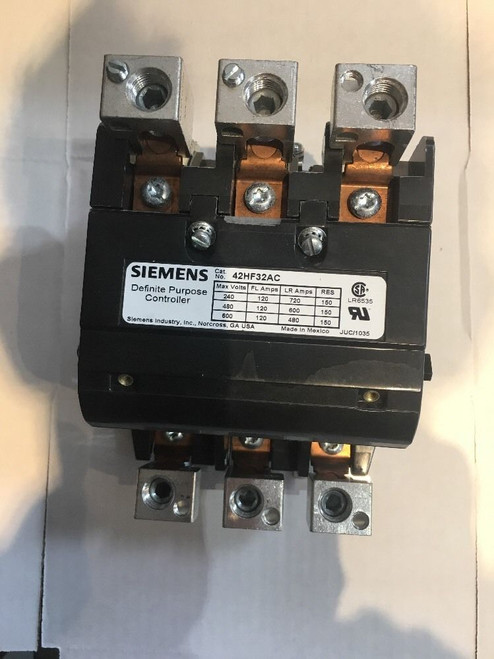 Furnas Siemens Contactor 3 Phase 120 Amp 240/480V Coil Cat. # 42HF32AC NEW
