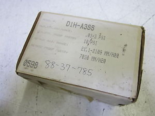 BARKSDALE DIH-A3SS DIAPHRAGM SWITCH NEW IN A BOX