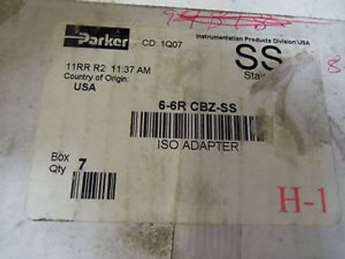 LOT OF 6 PARKER 6-6R CBZ-SS NEW IN BOX