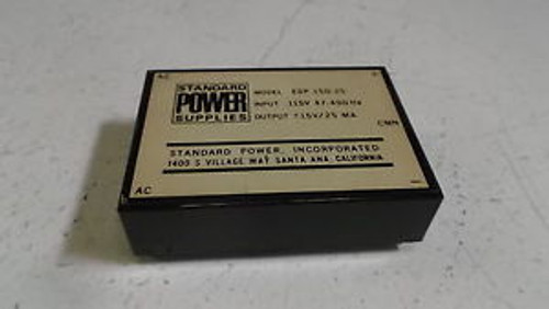 STANDARD POWER SUPPLY ESP 15D-25 NEW IN BOX