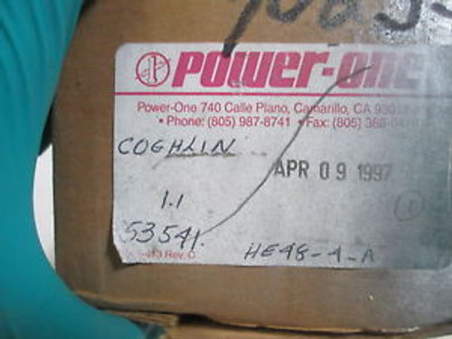 POWER-ONE POWER SUPPLY HE48-4-A NEW IN BOX
