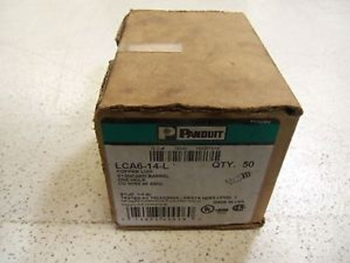 LOT OF 42 PANDUIT COPPER LUG LCA6-14-L NEW IN BOX
