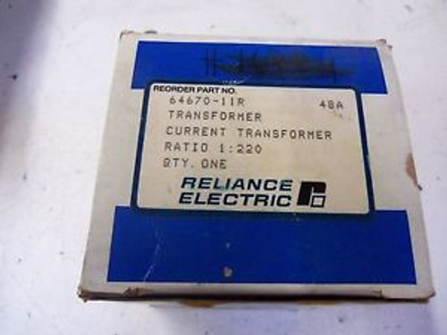 RELIANCE ELECTRIC 64670-11R NEW IN BOX