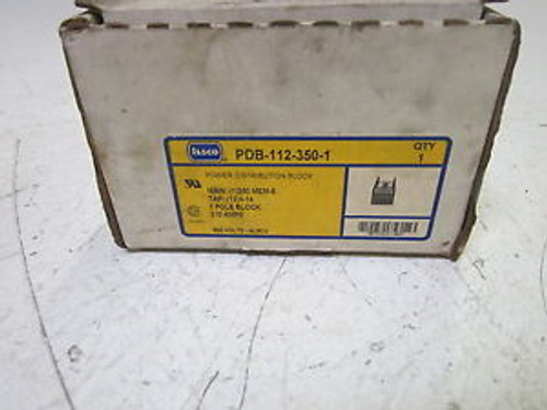 ILSCO PDB-112-350-1 POWER DISTRIBUTION BLOCK 1P 310A 600V NEW IN A BOX
