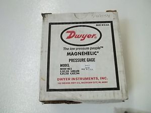 DWYER 2010-LT PRESSURE GAGE 0-10PSI NEW IN A BOX