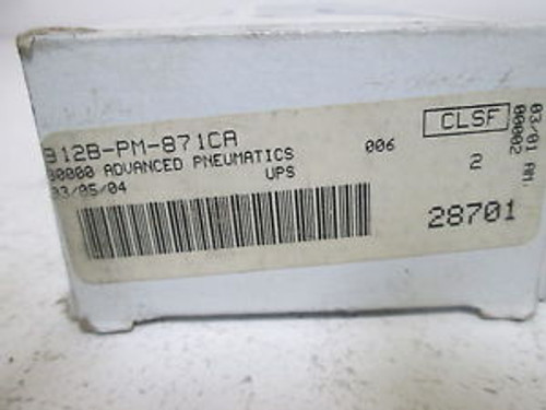 MAC 912B-PM-871CA SOLENOID VALVE NEW IN A BOX