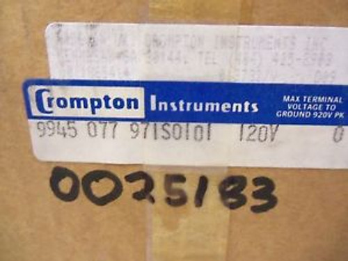 CROMPTON INSTRUMENTS 9945 077 971S0101 NEW IN BOX